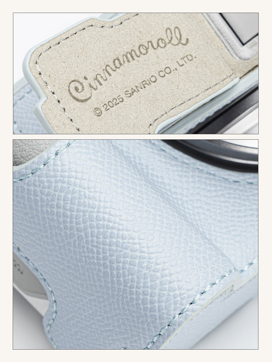 Pashari Cinnamoroll Blue Genuine Leather Camera Case for Canon R50