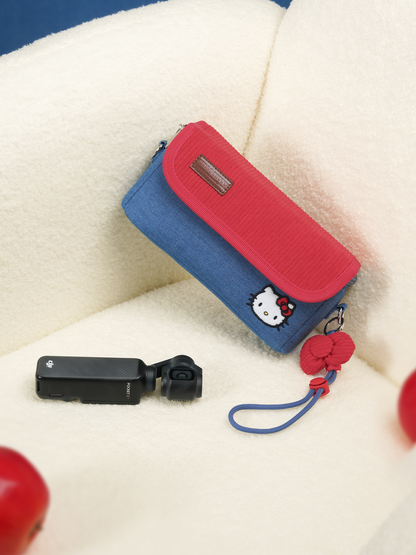 Pashari Hello Kitty Multi-Use Crossbody Bag - Cute Red & Blue Protective Pouch for Women