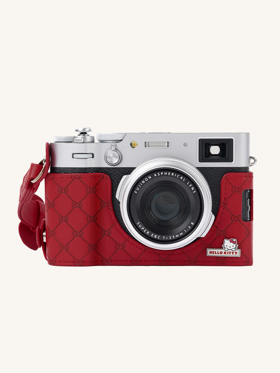 Pashari Hello Kitty Genuine Leather Camera Case for Fujifilm X100VI