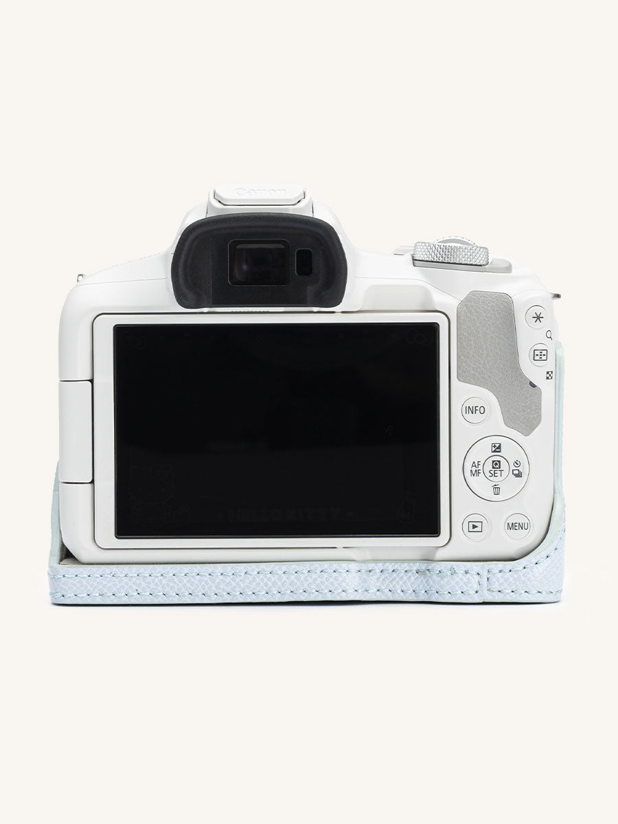 Pashari Cinnamoroll Blue Genuine Leather Camera Case for Canon R50