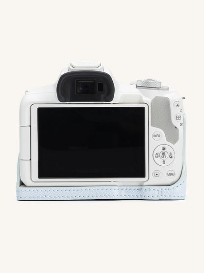 Pashari Cinnamoroll Blue Genuine Leather Camera Case for Canon R50