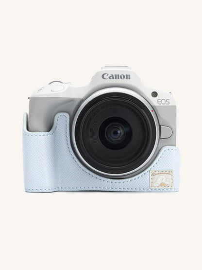Pashari Cinnamoroll Blue Genuine Leather Camera Case for Canon R50